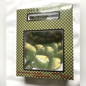 HARRY & DAVID Artichoke Dip Bowl & Spreader Set NIB